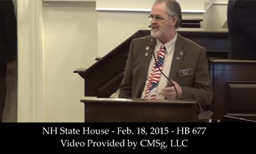 Sponsor of the New Hampshire Capitol Bible Study Compares Abortion to Slavery in a House Floor Speech