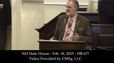 Sponsor of the New Hampshire Capitol Bible Study Compares Abortion to Slavery in a House Floor Speech