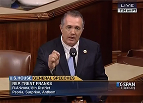 Congressman Franks' passionate house floor speech moves voters to pass his unborn child protection bill!