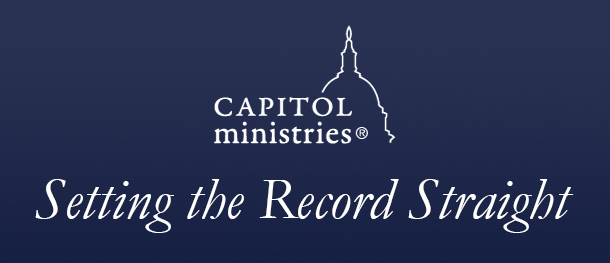 Ralph Drollinger Capitol Ministries Setting the Record Straight