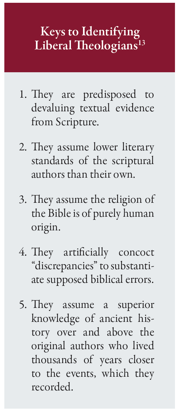 how to identify liberal theologians