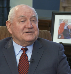 USDA Secretary Sonny Perdue Aims to Lead as Jesus Would