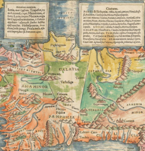 Map of Galatia
