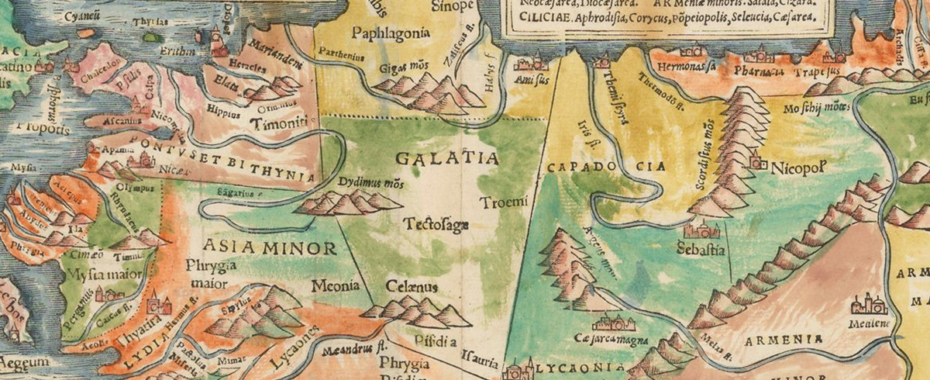 Map of Galatia