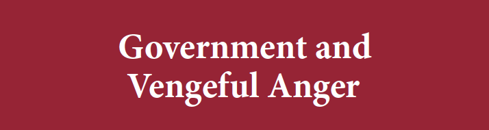 government and anger