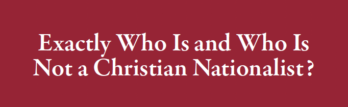 who is a Christian nationalist