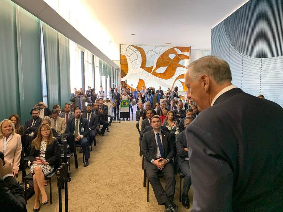 Ralph Drollinger Capitol Ministries Brasilia 2019 Launch ceremony
