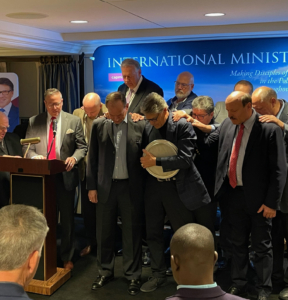 Praying over Rick Perry and Alex Acosta Capitol Ministries DC Conference 2023